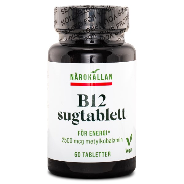 Närokällan B12 Sugtablett 60 sugtabletter