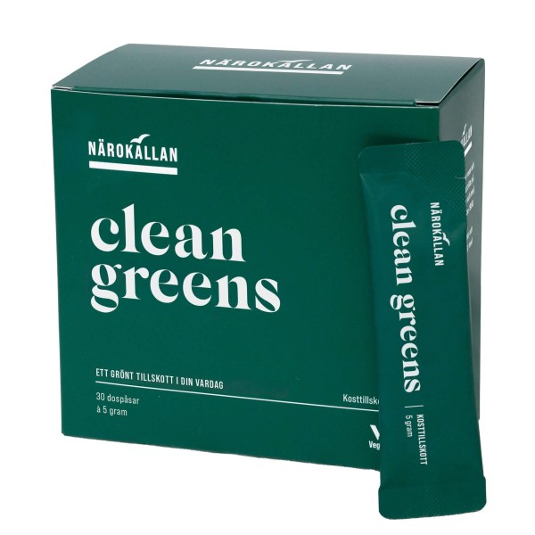 Närokällan Clean Greens, 30 dospåsar