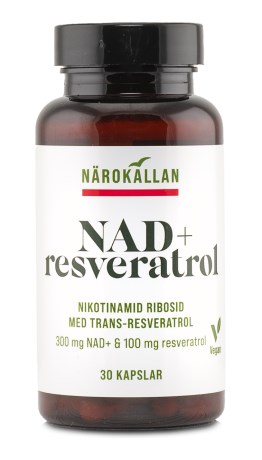 Miniatyrbild N�rok�llan NAD+ Resveratrol, 30 kaps
