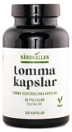 Miniatyrbild Nrokllan Tomma Vegetabiliska Kapslar, 100 kaps