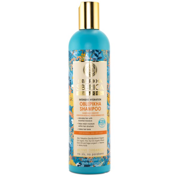 NS Oblepikha Siberica Shampoo Intensive Hydration, 400 ml