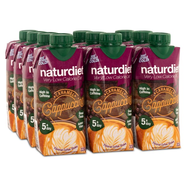 Naturdiet Shake, Protein Coffee Cappucino, 12-pack