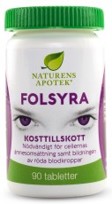 Miniatyrbild Naturens Apotek Folsyra, 90 tabl