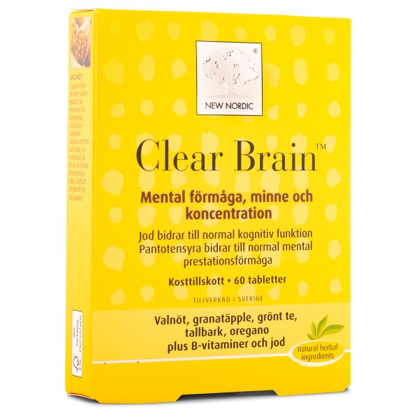 New Nordic Clear Brain, 60 tabl