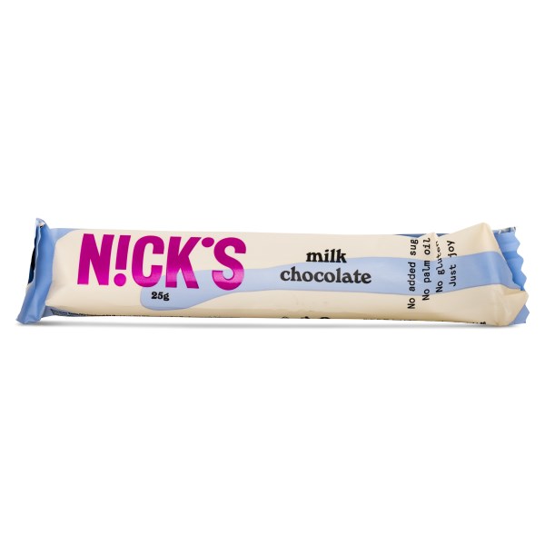 Nicks Chocolate, Mjölkchoklad, 25 g