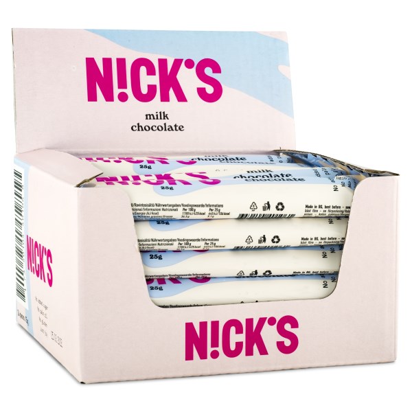 Nicks Chocolate Mjölkchoklad 24-pack