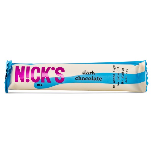 Nicks Chocolate Mörk Choklad 25 g