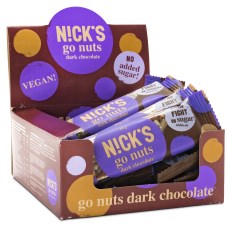 Miniatyrbild Nicks Go Nuts , 12-pack, Dark Chocolate