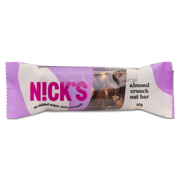 Nicks Nut Bar, Almond Crunch, 1 st