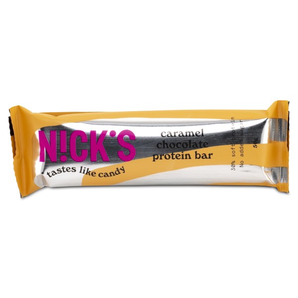 Nicks Protein Bar , Caramel chocolate, 1 st