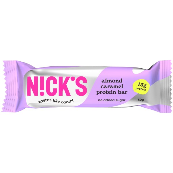 Nicks Protein Bar , Almond caramel , 1 st
