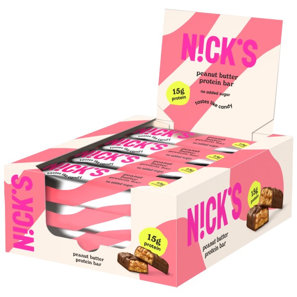 Nicks Protein Bar , Peanut butter, 12-pack