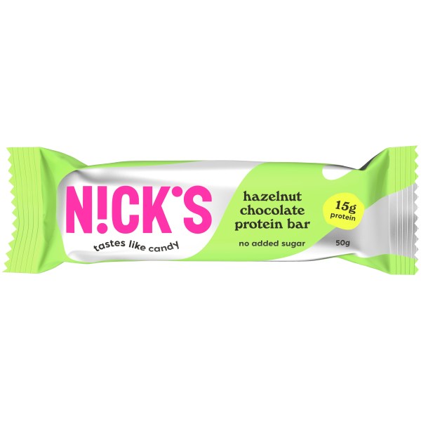 Nicks Protein Bar , Hazelnut chocolate , 1 st