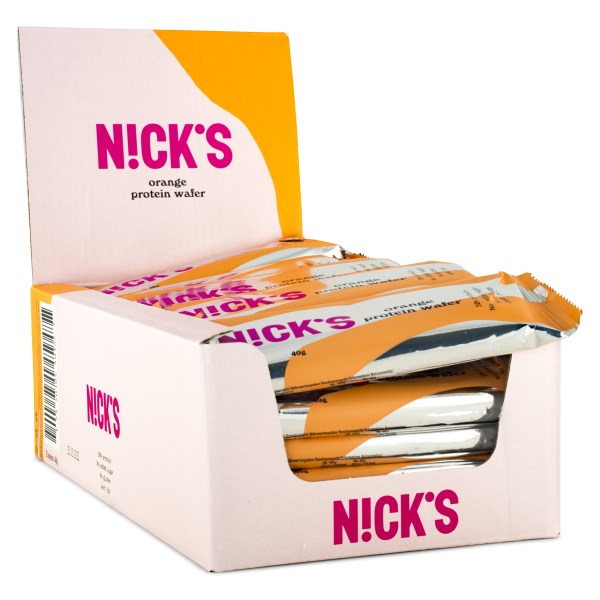 Nicks Protein Wafer, Orange, 24-pack