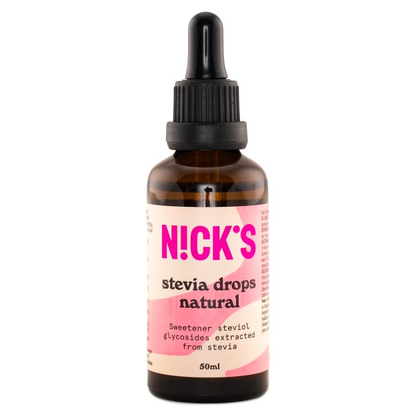 Nicks Stevia Drops, Natural, 50 ml
