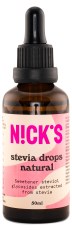 Miniatyrbild Nicks Stevia Drops, Natural, 50 ml