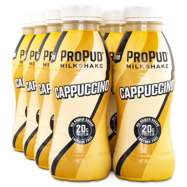 ProPud Protein Milkshake, Cappuccino, 8-pack