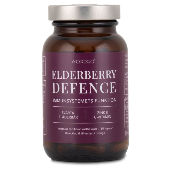 Nordbo Elderberry Defence, 60 kaps