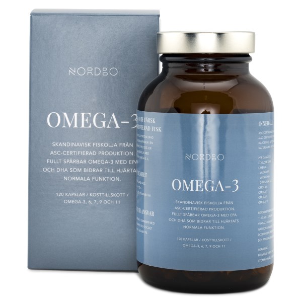 Nordbo Omega-3 ASC, 120 kaps