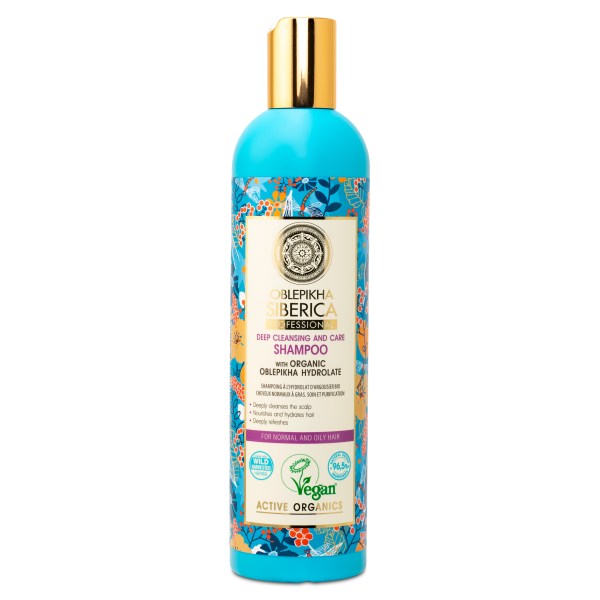 NS Oblepikha Siberica Shampoo Deep Cleansing and Care, 400 ml