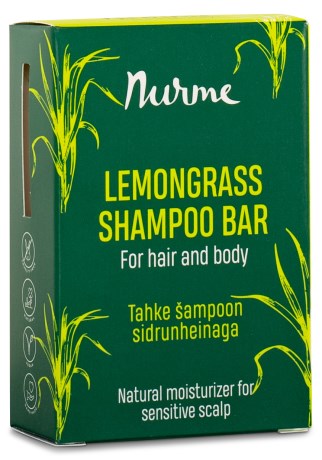 Miniatyrbild Nurme Shampoo Bar, 100 g, Lemongrass