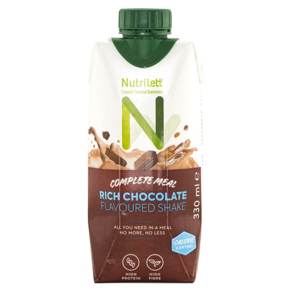 Nutrilett Less Sugar Smoothie, Rich Chocolate, 1 st