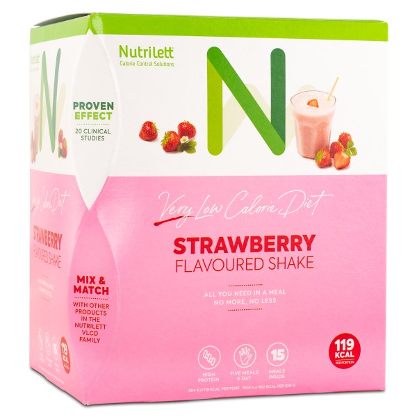 Nutrilett Quick Weightloss Shake Strawberry 15-pack