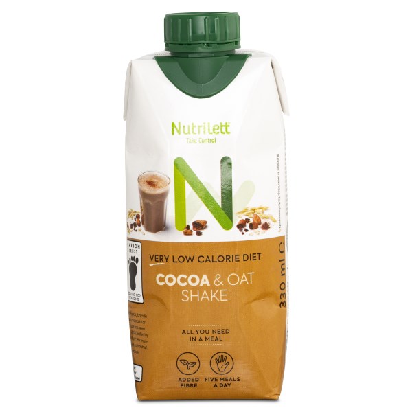 Nutrilett VLCD Shake, Cocoa & Oat, 1 st
