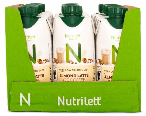 Miniatyrbild Nutrilett VLCD Shake, Ice Coffee Almond Latte, 12-pack