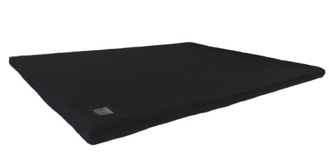 Miniatyrbild Nyttadesign Zabuton mjuk meditationsmatta, Svart / Svart