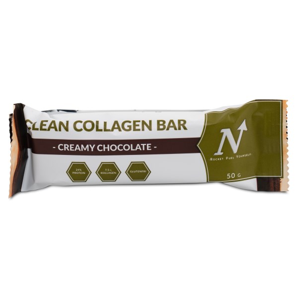Nyttoteket Clean Collagen Bar, Creamy Chocolate, 1 st