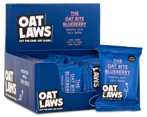 Miniatyrbild OATLAWS The Oat Bite, Blueberry, 18-pack