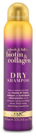 Miniatyrbild OGX Biotin & Collagen DRY Shampoo, 165 ml