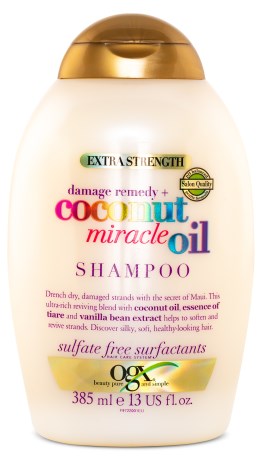 Miniatyrbild OGX Coconut Miracle Oil Shampoo, 385 ml