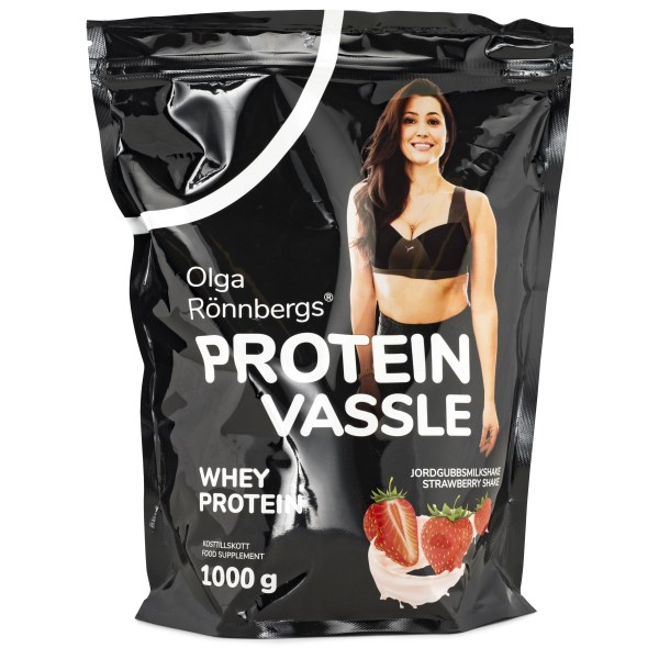 Olga Rönnbergs Protein, Jordgubbsshake, 1 kg
