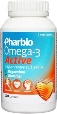 Miniatyrbild Pharbio Omega-3 Active, 120 kaps