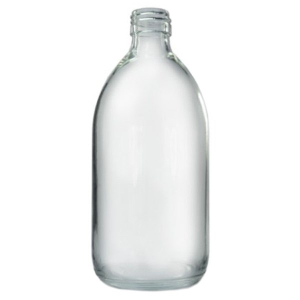 Healthwell PURE Glasflaska Klar, 500 ml