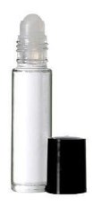 Miniatyrbild Healthwell PURE Glasflaska klar m Roller, 10 ml, Svart