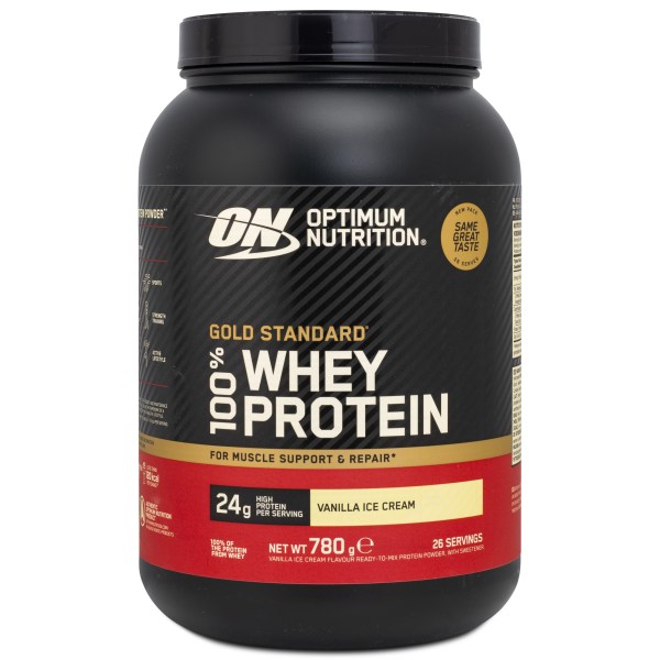 Optimum Nutrition 100% Whey Gold Standard, Vanilla Ice Cream, 780 g