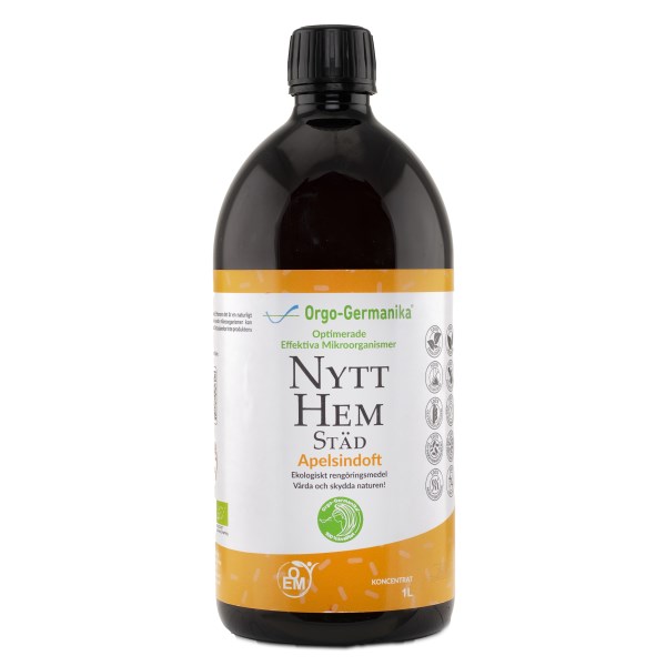 Orgo-Germanika Nytt Hem Städ, 1 L, Apelsin