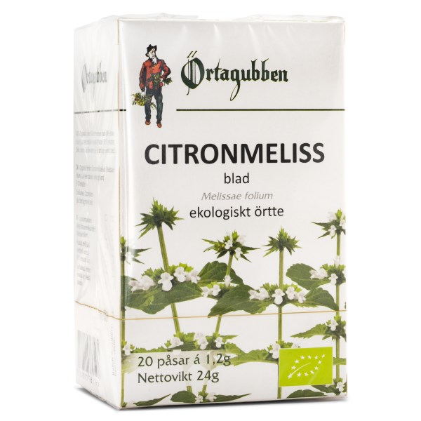 Örtagubben Te Citronmeliss blad, 20 påsar