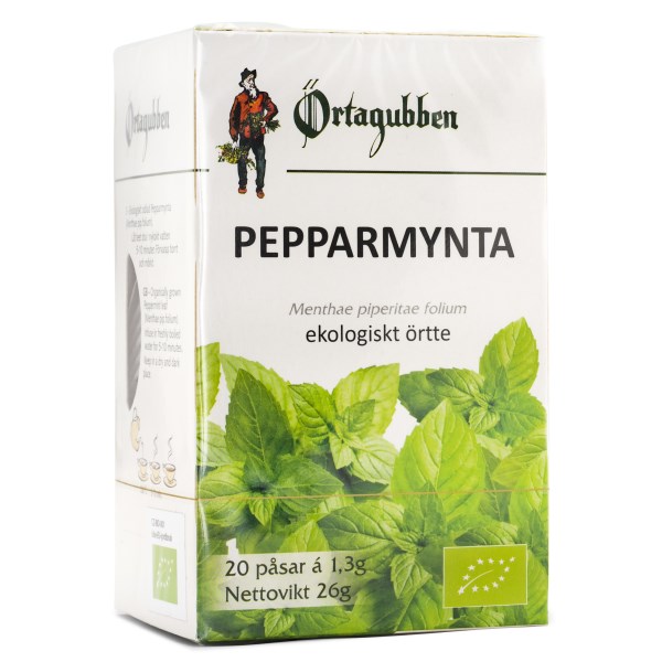 Örtagubben Te Pepparmynta blad, 20 påsar