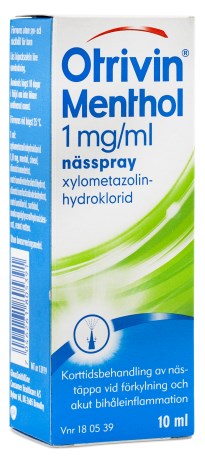 Miniatyrbild Otrivin Menthol, 10 ml