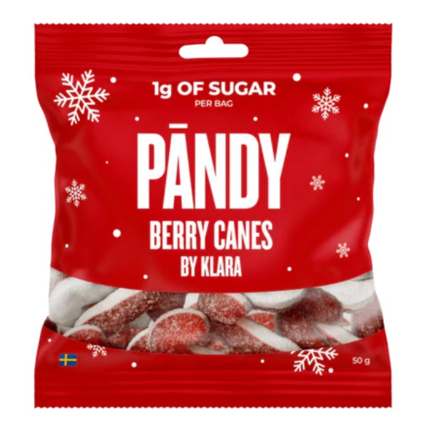 Pändy Candy Berry Canes by Klara, 50 g