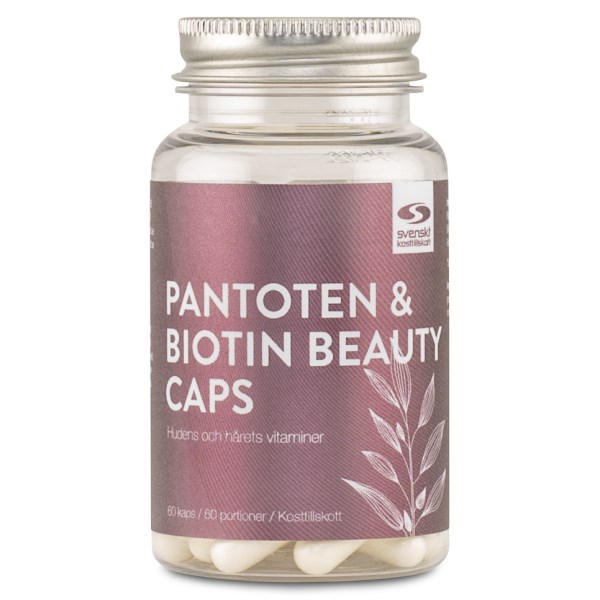 Pantoten & Biotin Beauty Caps, 60 kaps