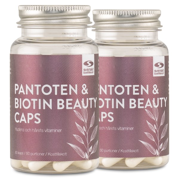 Pantoten & Biotin Beauty Caps, 120 kaps
