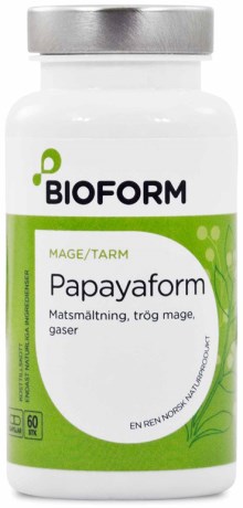 Miniatyrbild Bioform Papayaform, 60 kaps