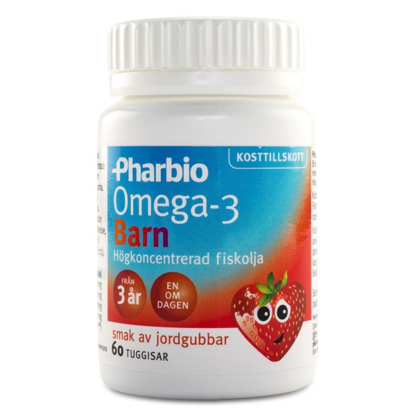 Pharbio Omega-3 Barn 60 kaps