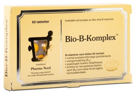Miniatyrbild Pharma Nord Bio B-komplex, 60 tabl