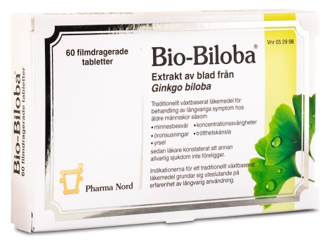 Miniatyrbild Pharma Nord Bio-Biloba, 60 tabl